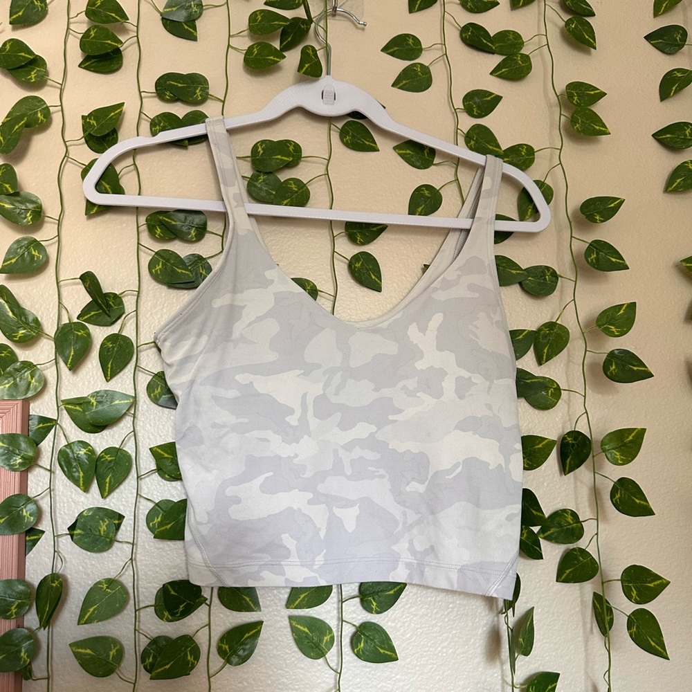 Lululemon Athletica Gray Camo Bra